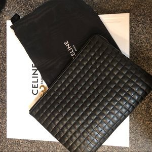 Celine Quilted Small Pouch